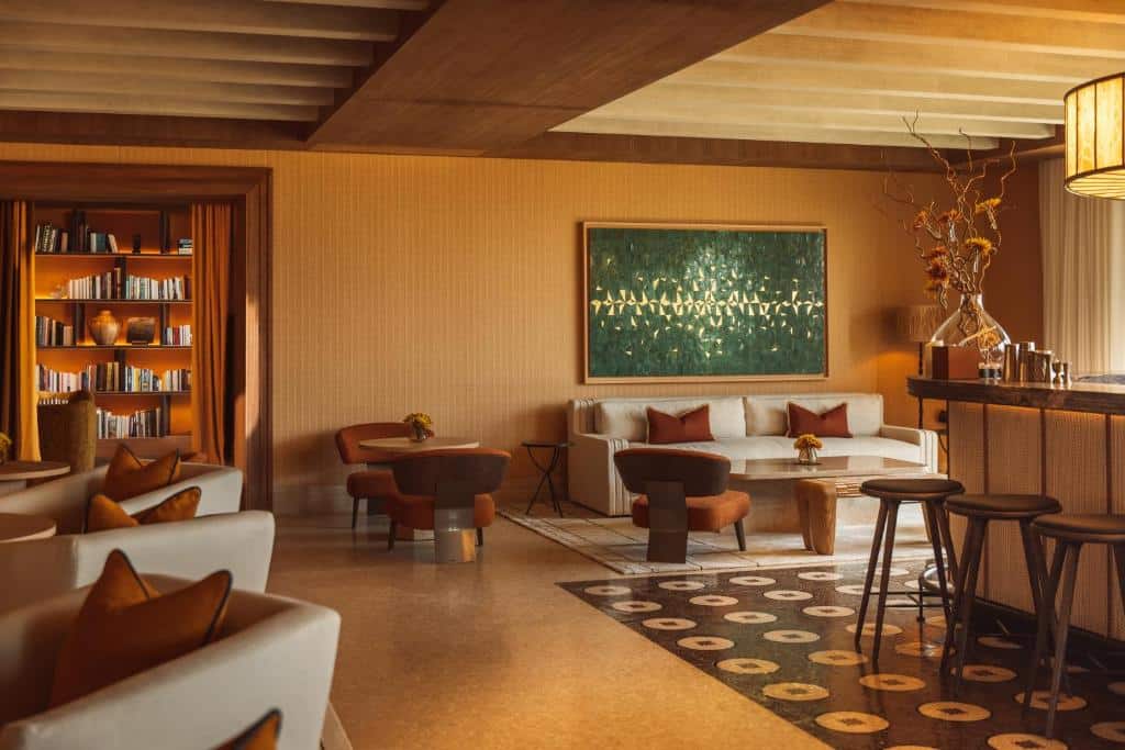 Dans l'hotel de luxe Royal Mansour Tamuda Bay près de Tétouan.