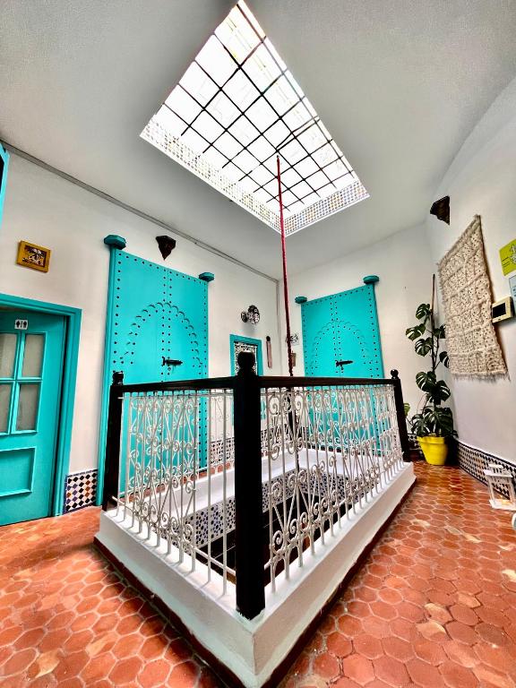 Dans l'auberge Darna hostel à Tétouan.