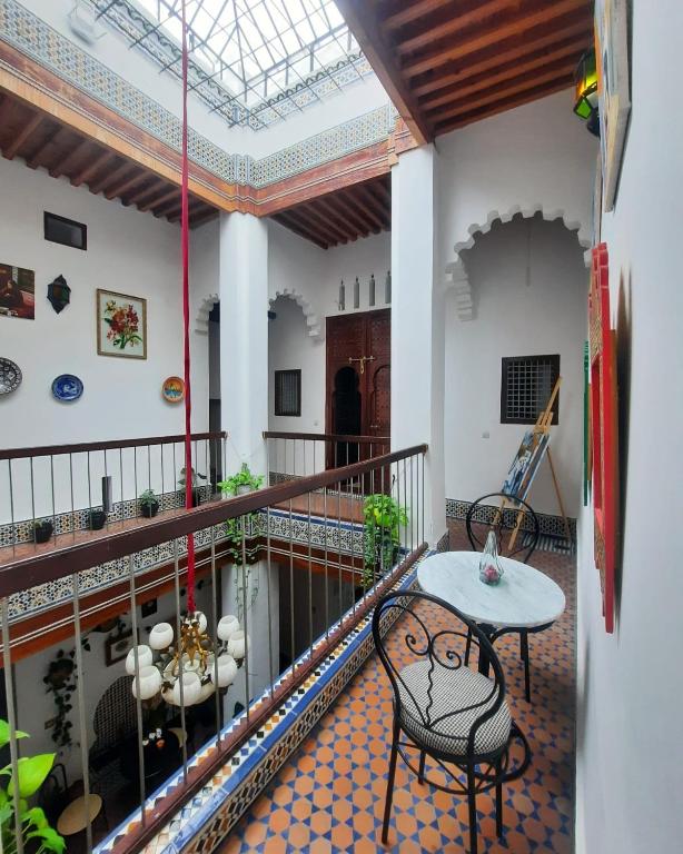 Dans l'hostel Four Seasons à Tétouan.