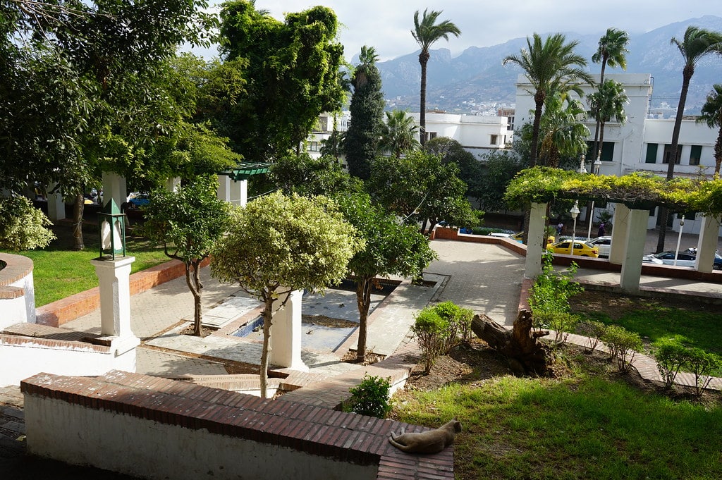 Jardin Riyad Al Ochak à Tétouan.