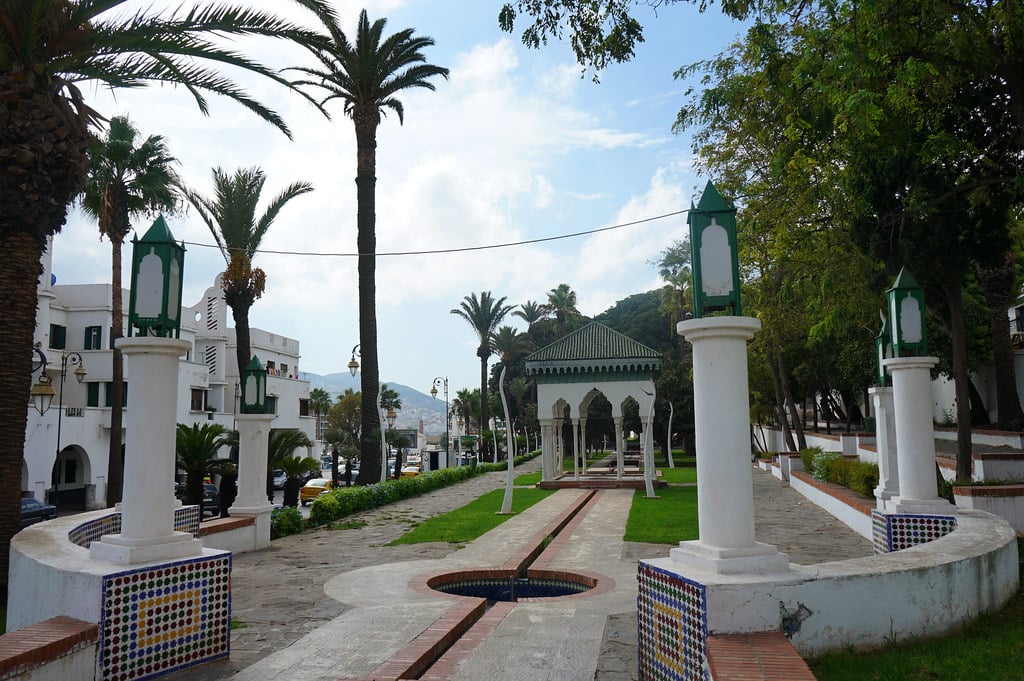 Dans le jardin Riyad Al Ochak à Tétouan.