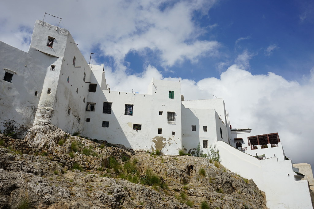 Murs du centre historique de Tetouan, ville-forteresse du Rif.