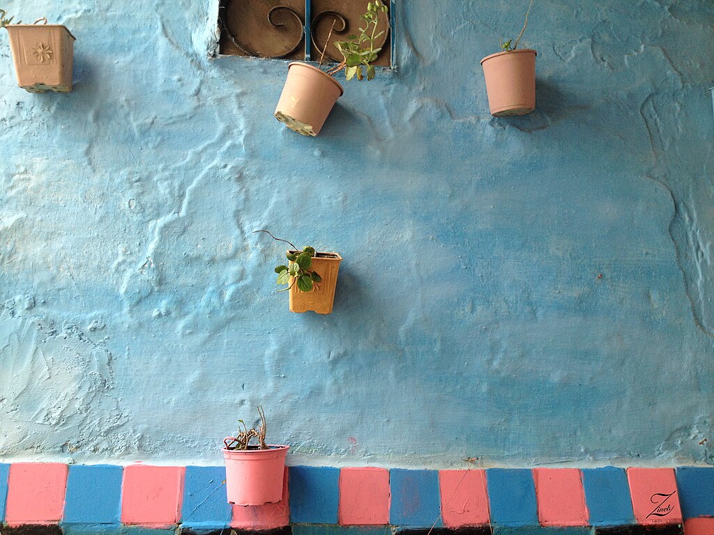 Mur bleu dans la médina de tétouan - Photo de Zineb -ccbysa 4.0