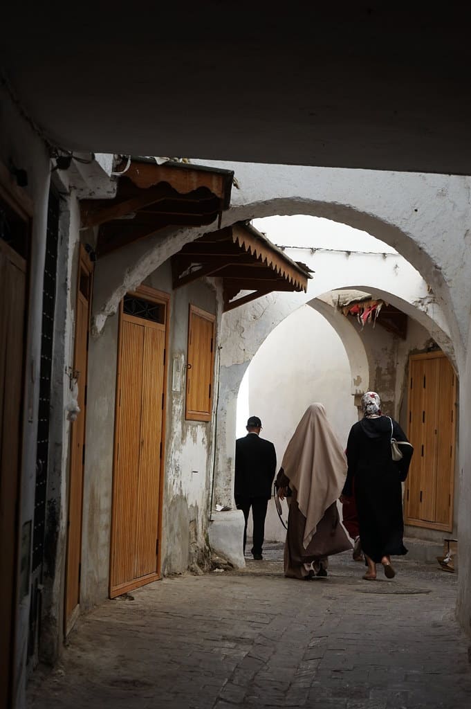 Ruelle dans la médina de Tétouan.
