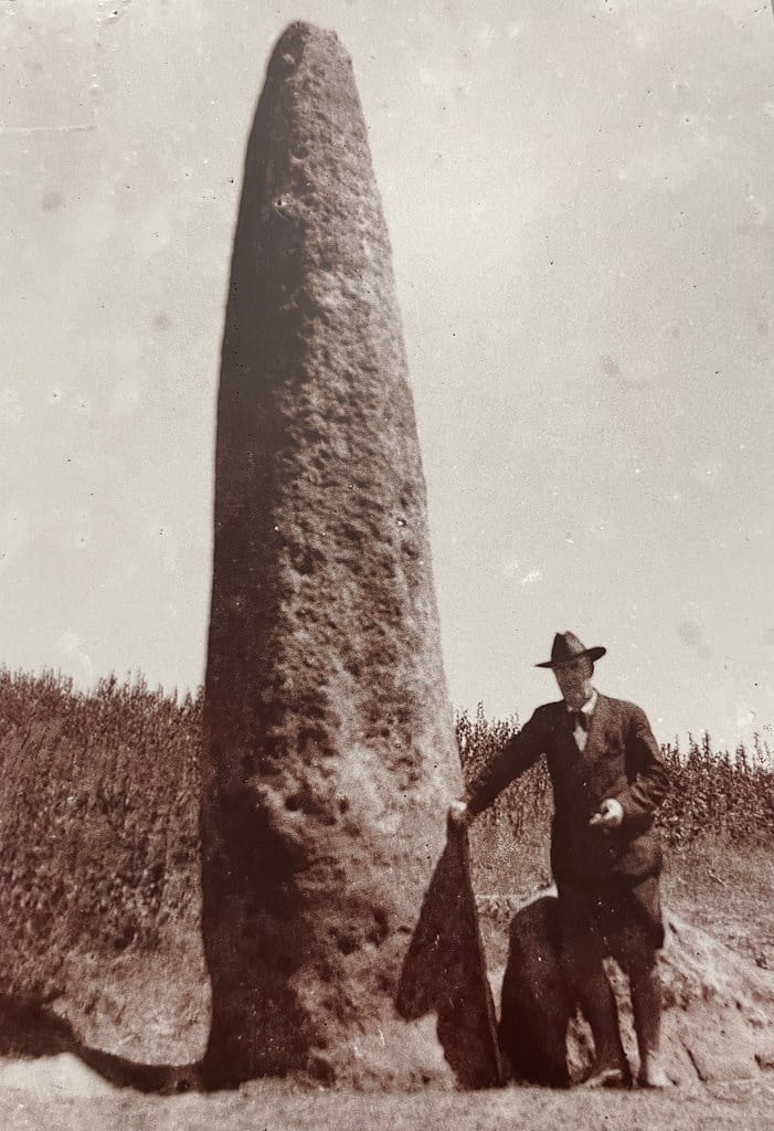 Mégalitique du cromlech de M'Zora dans le nord du Maroc. Photo du Musée d'archéologie de Tétouan.