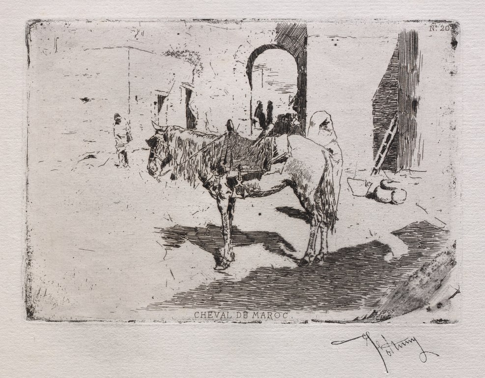 "Cheval du Maroc" par Maria Fortuny.