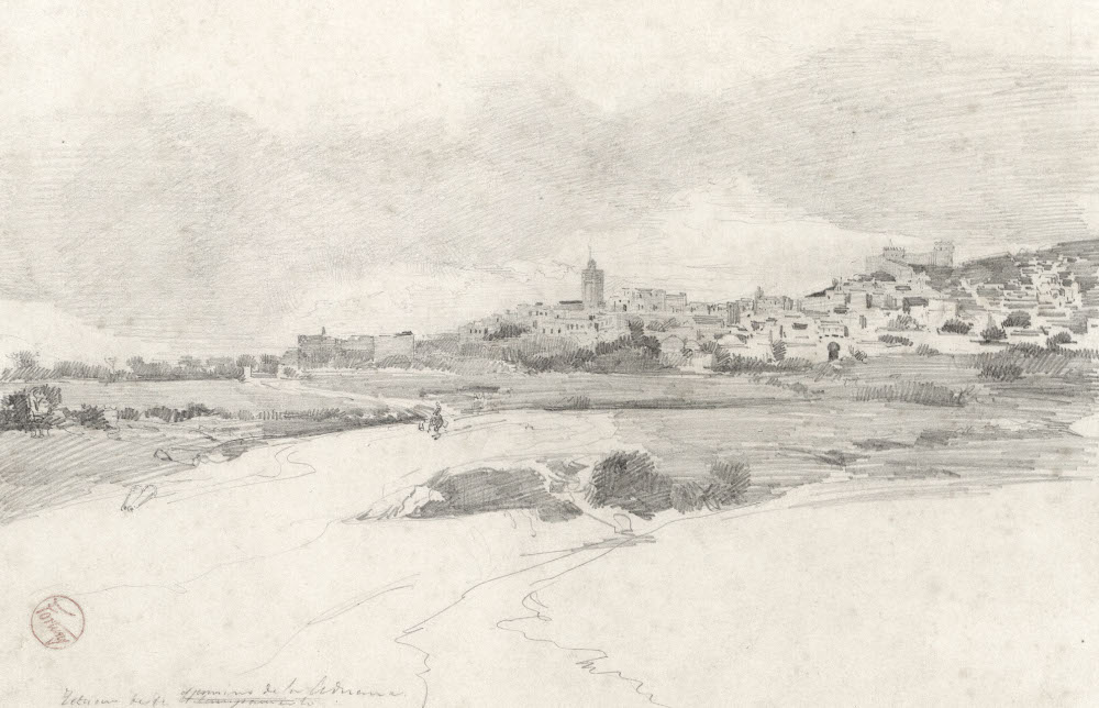 Vue sur Tetouan par Maria Fortuny.