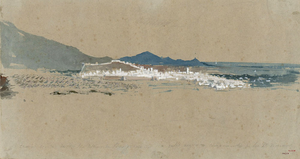 Vue de Tetouan par Maria Fortuny.