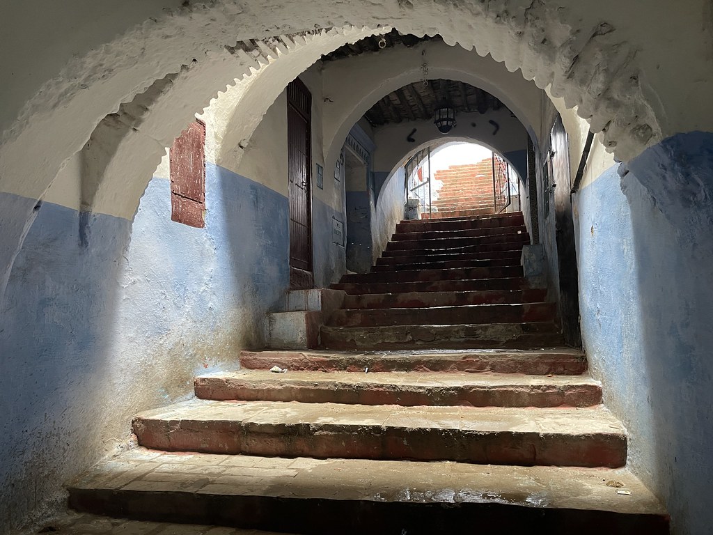 Passage couvert dans la médina de Tétouan.