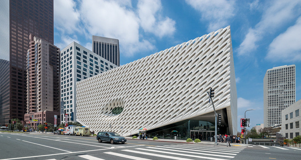 Batiment du musée d'art contemporain The broad museum à Los Angeles - Photo de Maciek Lulko