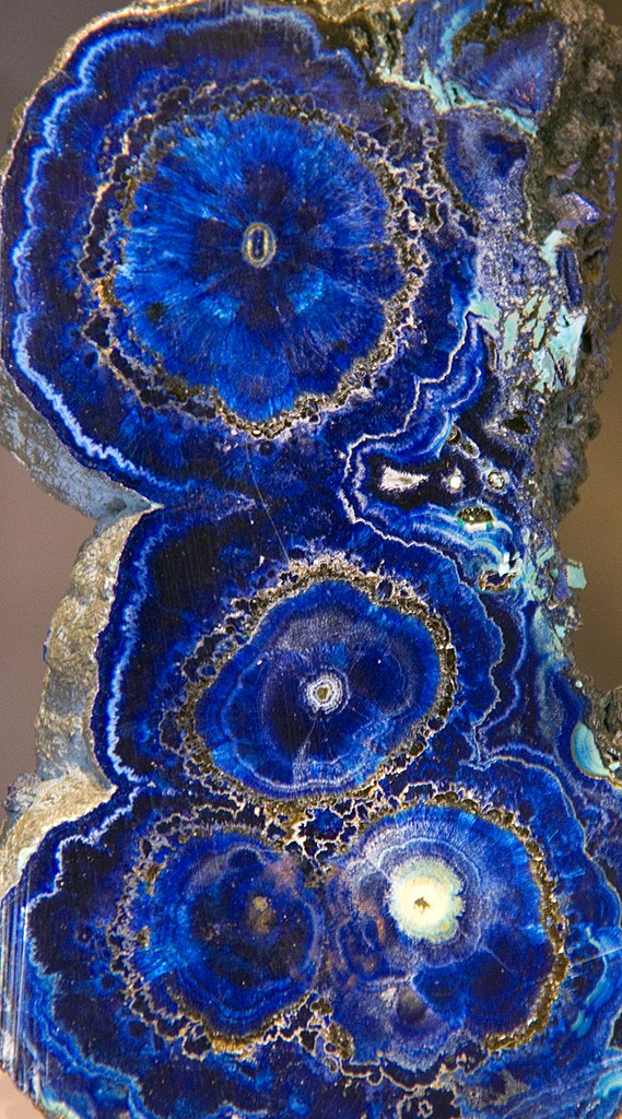 Azurite au Royal Ontario Museum - Photo de Tony Hisgett - Licence ccby 2.0