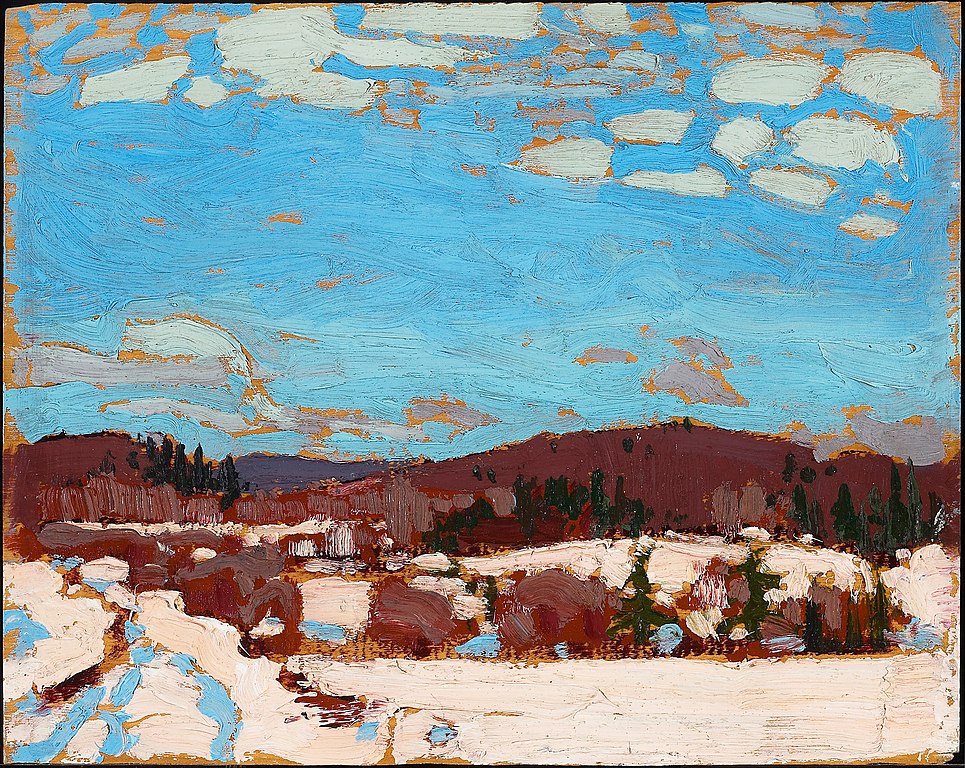 "Early Spring" (1917) par Tom Thomson à l'Ontario Art Gallery de Toronto.