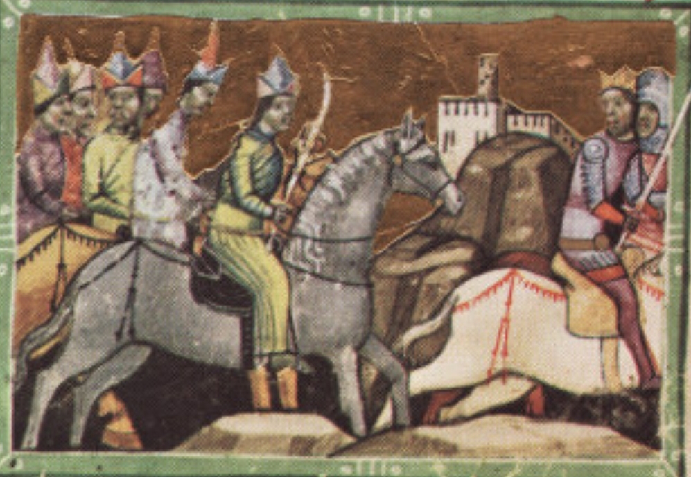 La fuite du roi Bela IV devant les Mongols par Mark Kalti.