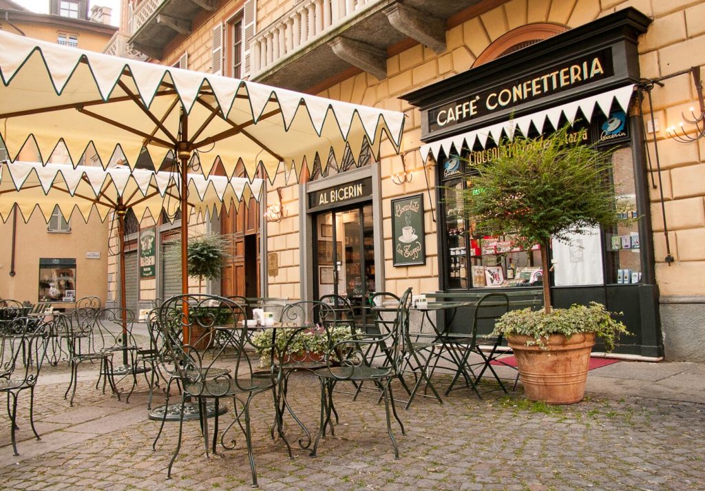 Café Bicerin dans le centre de Turin.