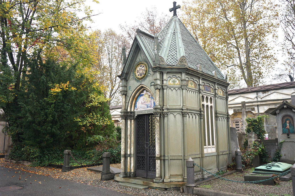 Dans le cimetière Monumentale de Turin.