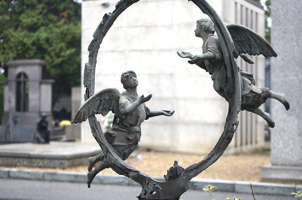 Dans le cimetière Monumentale de Turin.