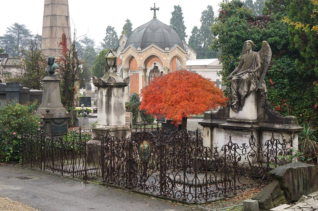 Dans le cimetière Monumentale de Turin.