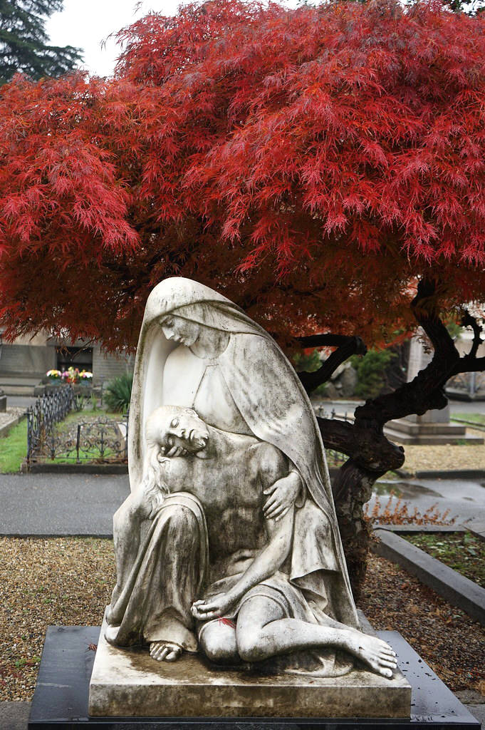 Dans le cimetière monumentale de Turin.