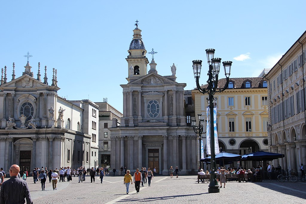 Monument de Turin : Eglise San Carlo Borromeo sur la place San Carlo à Turin – Photo de Gianni Careddu