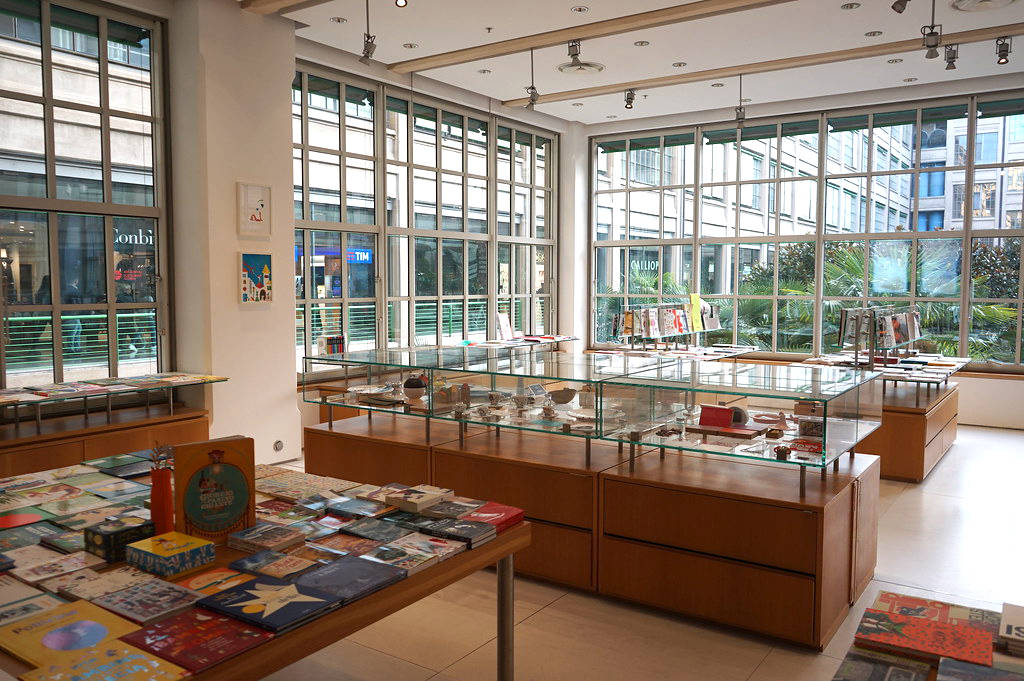 Librairie de la Pinacothèque Agnelli à Turin.