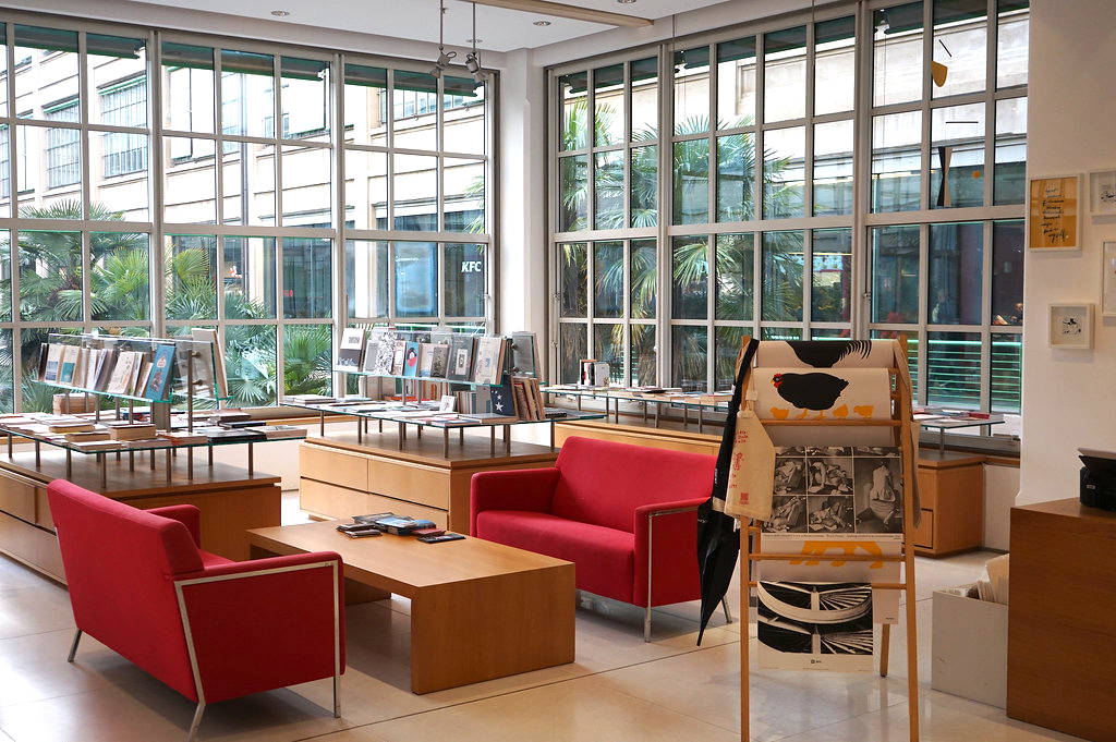 Librairie de la Pinacothèque Agnelli à Turin.