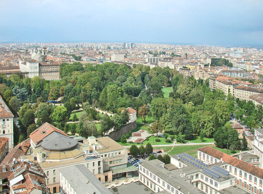 Vue depuis la Mole Antonelliana à Turin - Photo de Dalbéra - Licence ccby 2.0