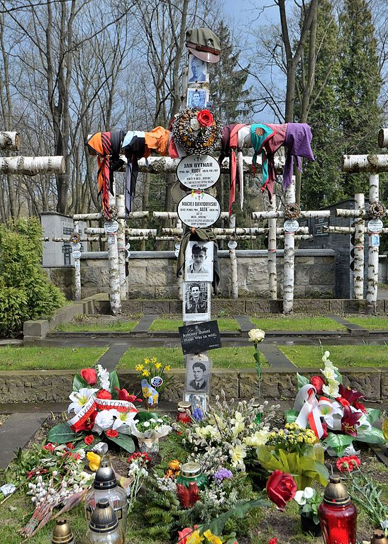 Tombe de Jan Bytnar, célèbre résistant assassiné en 1943.