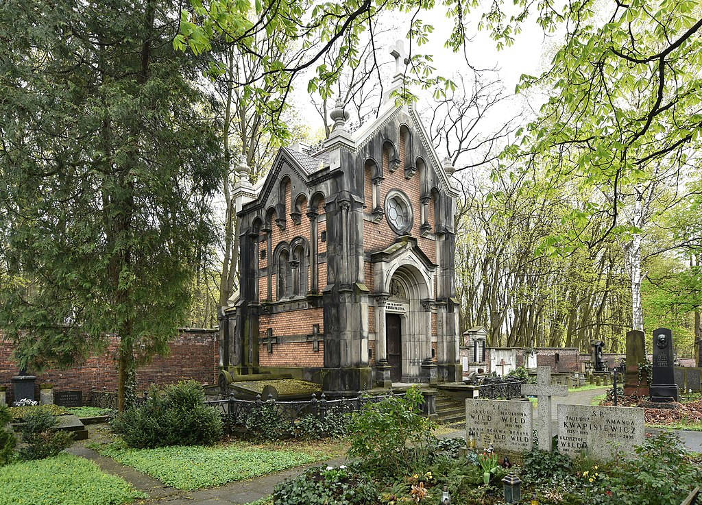 Mausolée de Herman Jung au cimetière évangélique de Varsovie - Photo d'Adrian Grycuk 