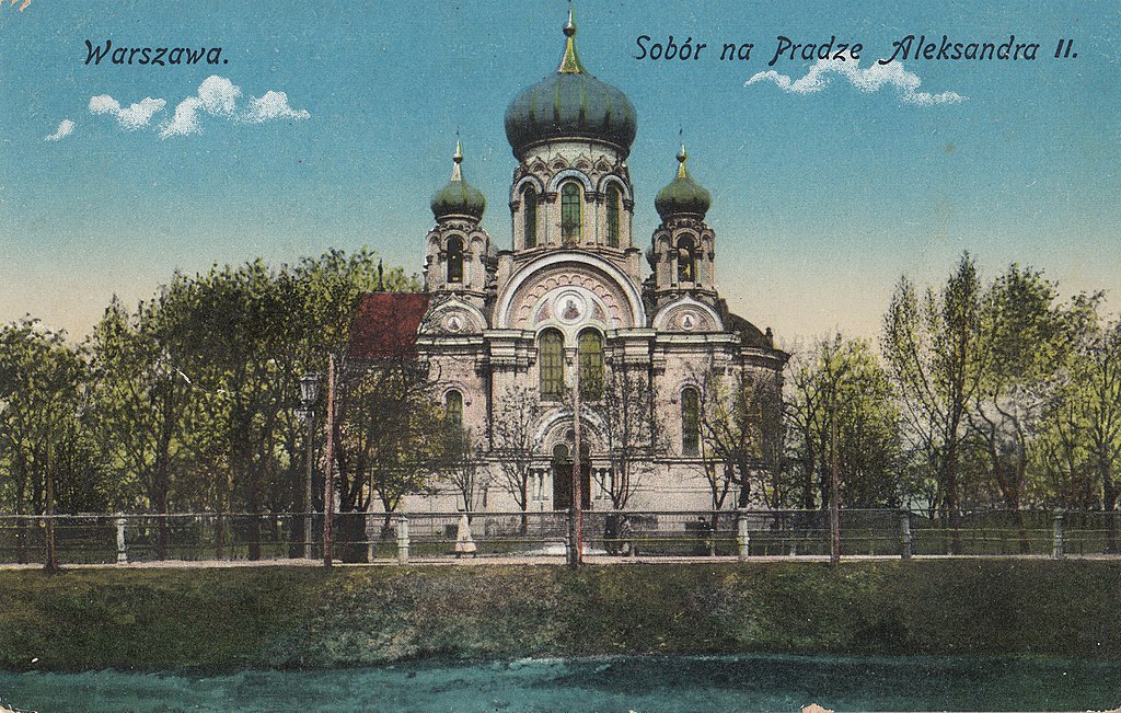 Eglise orthodoxe Sainte Madeleine à Varsovie avant 1916.