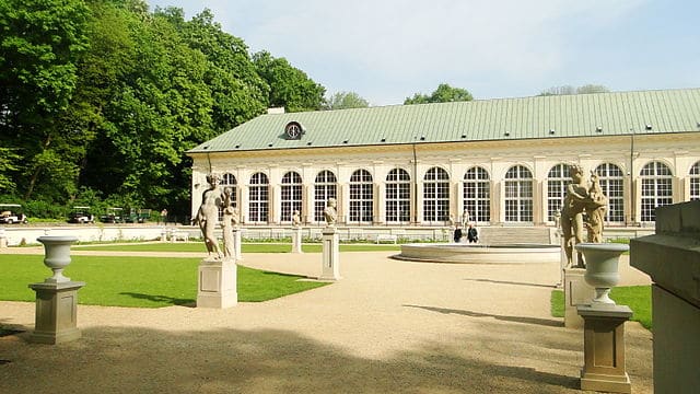 Orangerie du parc Lazienki à Varsovie. Photo de Mateusz Giełczyński.