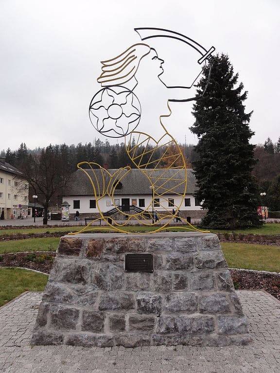 "Cadeau" des habitants de Varsovie à ceux de Wisla pour l'aide à la reconstruction de la ville.