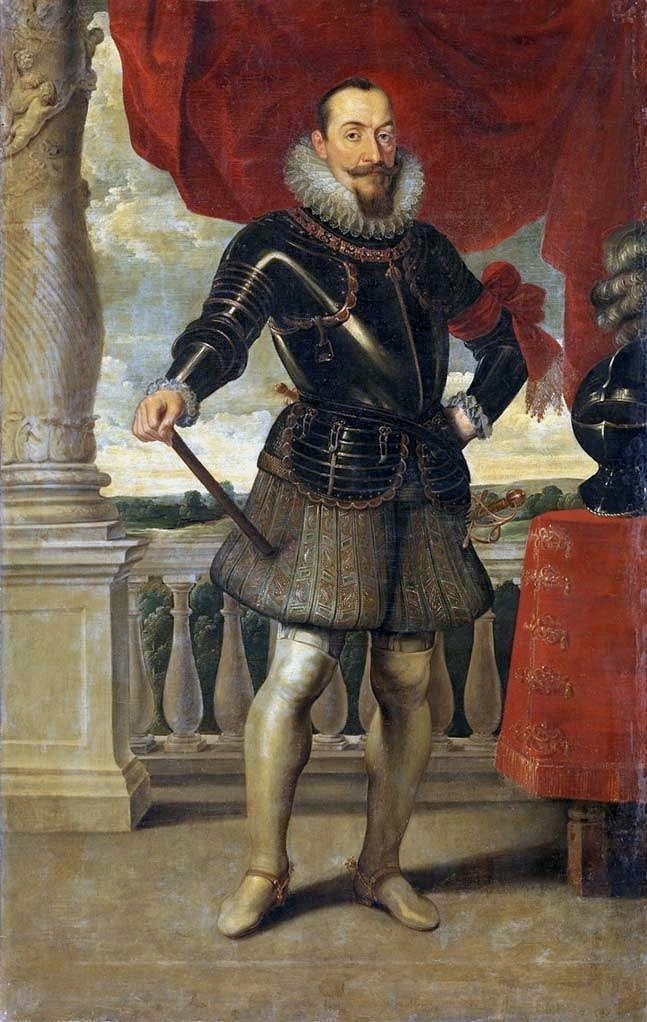 Portait du roi de Pologne Zygmunt III Vasa par Piet Soutman (1620).