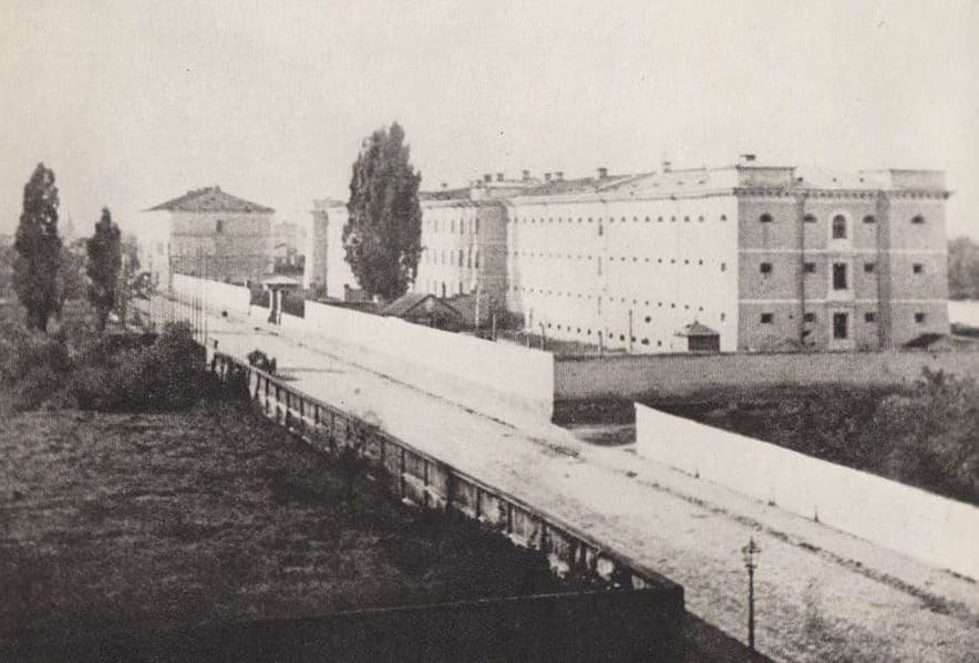Prison Pawiak à Varsovie en 1864.