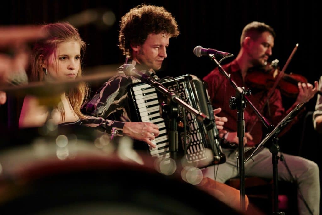 Concert folk au DZIk à Varsovie.