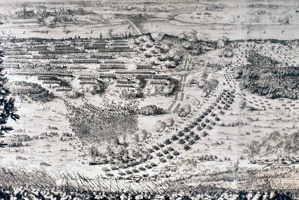 Bataille à Praga en 1655 contre les Suédois - Musée de Praga à Varsovie Bataille à Praga en 1655 contre les Suédois - Musée de Praga à Varsovie