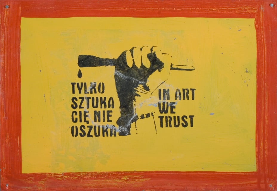 "Tylko sztuka" de P. Jarodzki au musée d'art contemporain Zacheta à Varsovie.