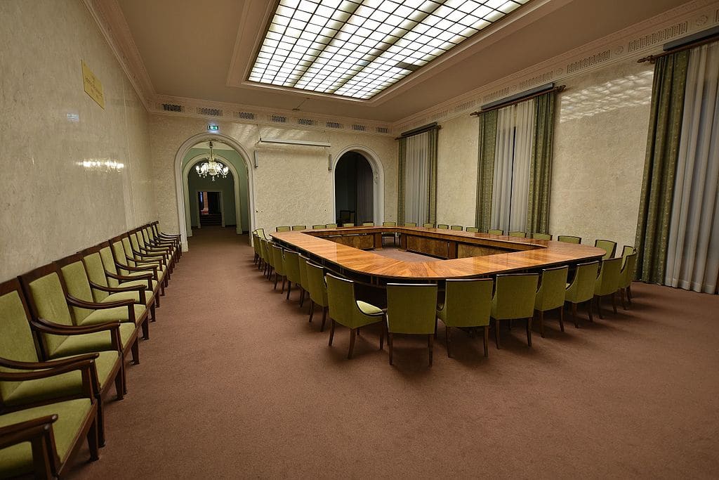 Salle Adam Mickiewicz à l'intérieur du PKiN à Varsovie - Photo de l'Adrian Grycuk