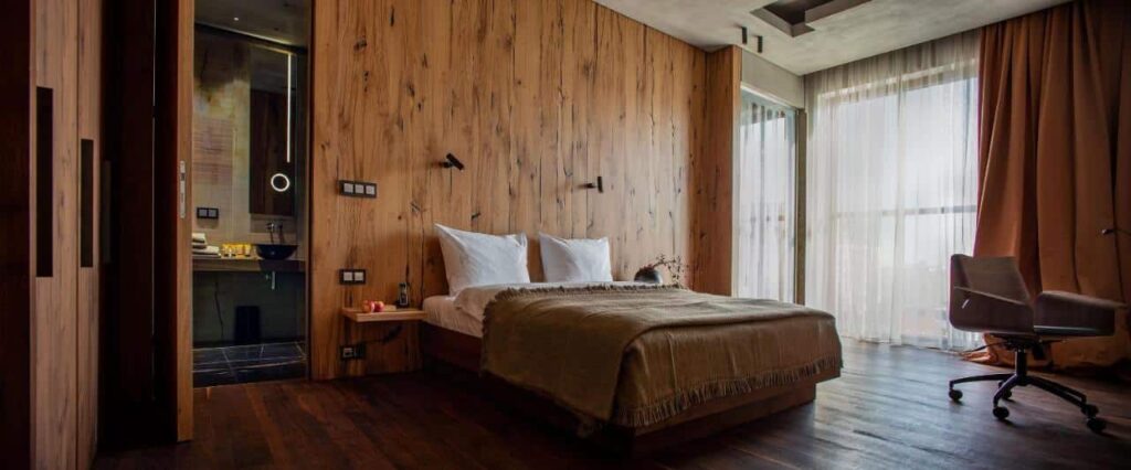 Chambre de l'hotel Warszawa 9.6 à Varsovie.