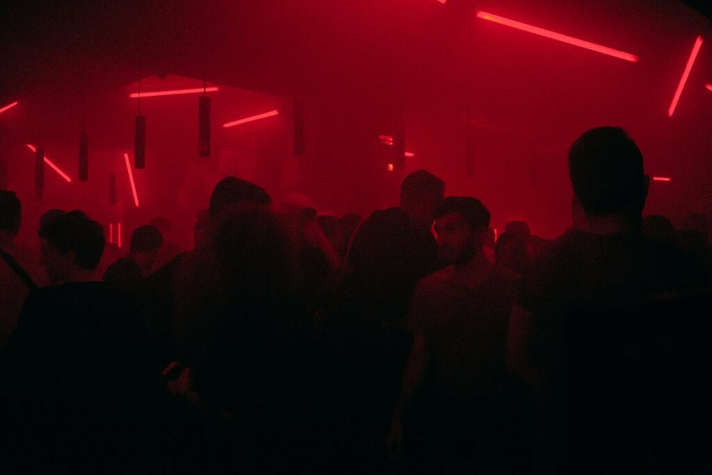 Dans le club electro Jasna 1 à Varsovie - Photo d'Helena Majewska