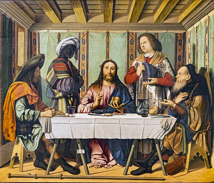 La Cena in Emaus de Marco Maziale au musée de la Gallerie dell'accademia à Venise