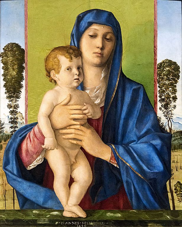 Madonna degli Alberetti de Giovanni Bellini au musée de la Gallerie dell'accademia à Venise