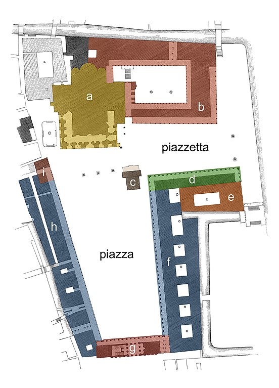 Plan de la place Saint Marc à Venise - Image de Veniscape