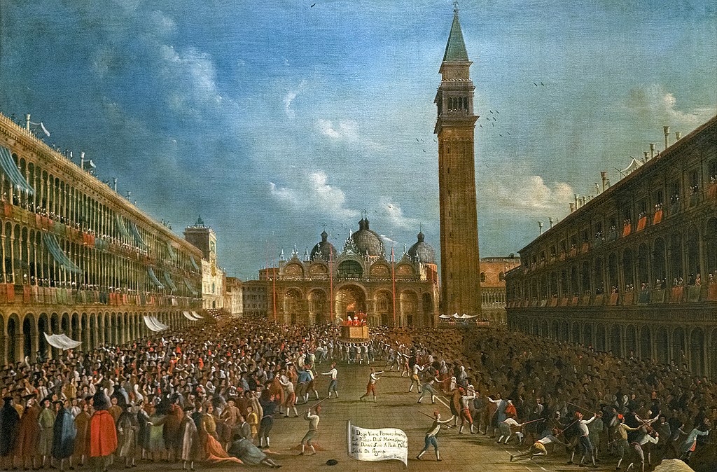 "Il giro della Piazza del doge in pozzetto" de Gabriele Bella au musée Querini Stampalia - Photo de Didier Descouens