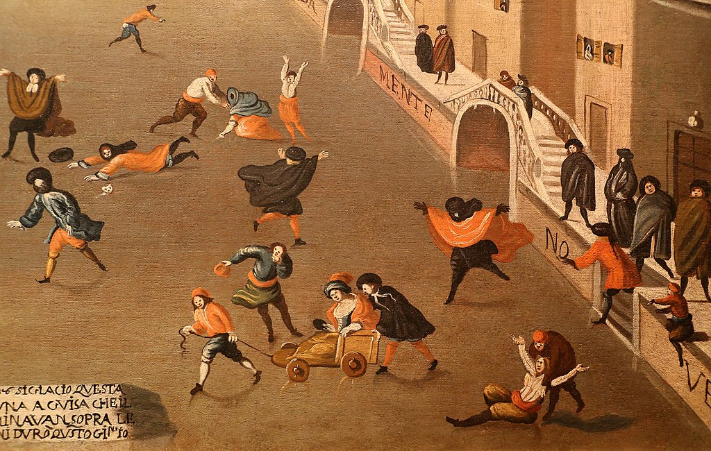 "Lagune geleé alle Fondamenta Nuove" (1709)  de Gabriele Bella à la Pinacoteca Querini Stampalia