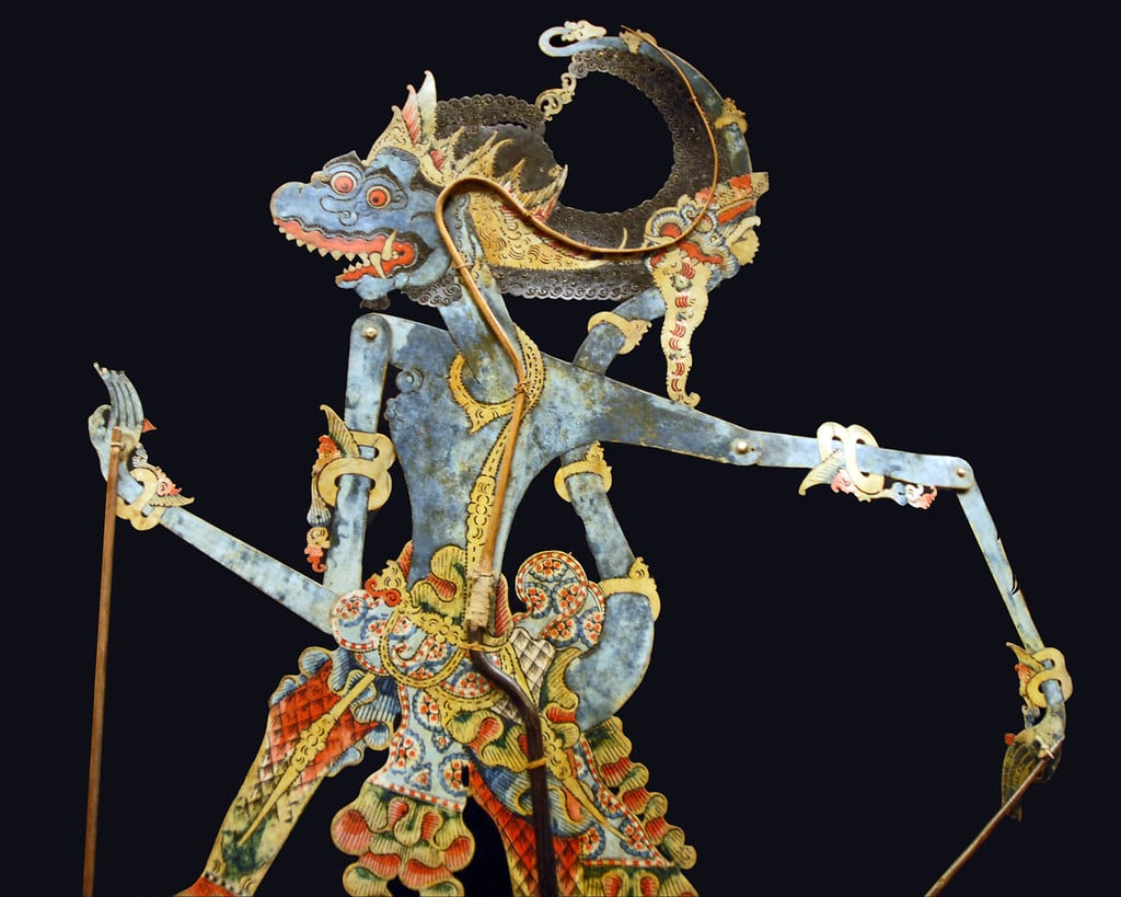 Musée d'art oriental à Venise : Marionnette du théâtre d'ombre javanais - Photo de Dalbera