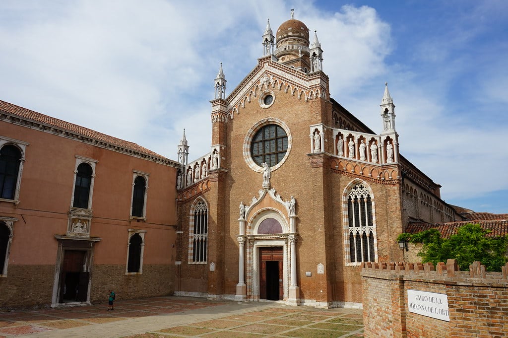 Eglise Madonna dell'Orto dans le quartier de Cannaregio à Venise.