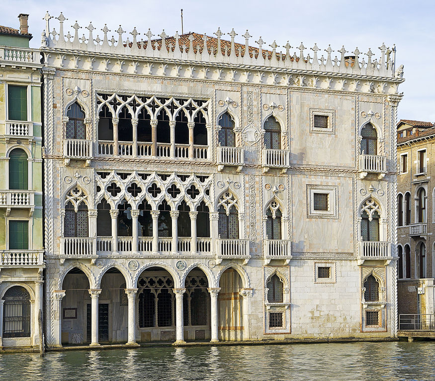 Palais du Ca' d'Oro sur le Grand Canal à Venise - Photo de Didier Descouens