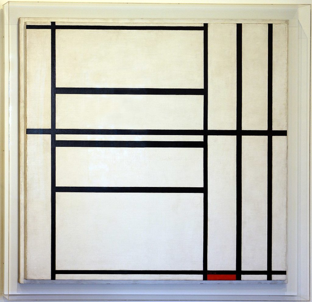 Composition de Piet Mondrian (1938) au musée Collection Peggy Guggenheim à Venise