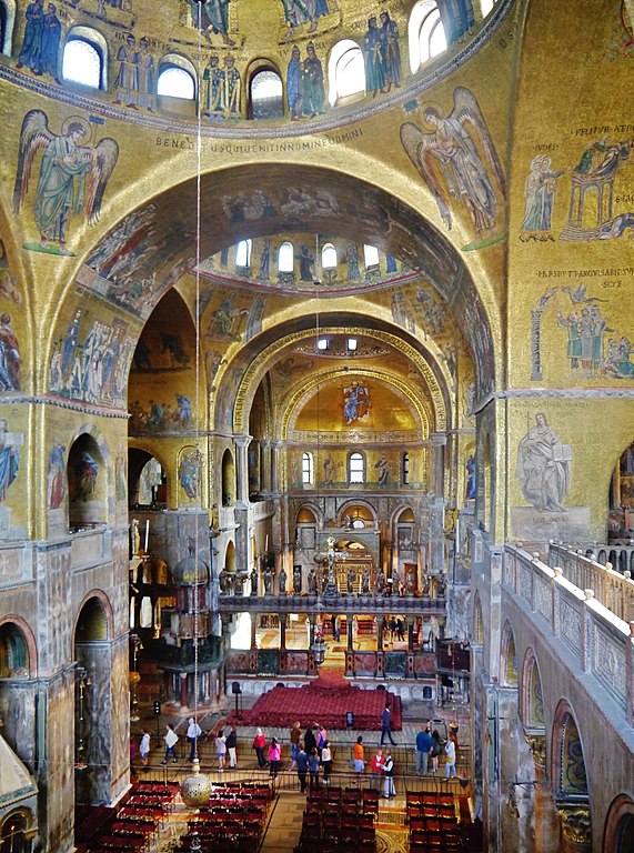 Intérieur de la Basilique de Saint Marc à Venise - Photo de Zairon