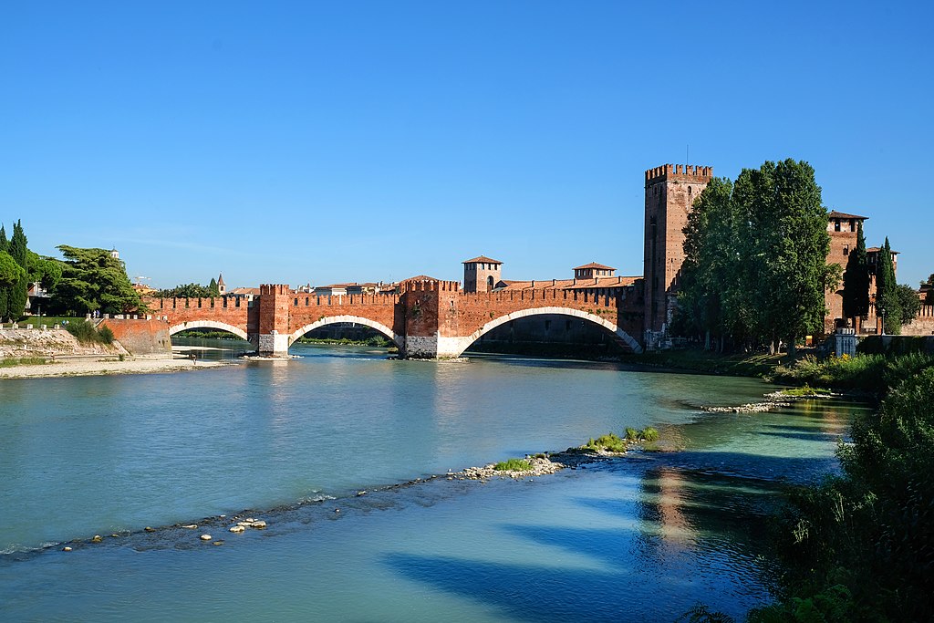 Pont Scaligero du Castelvecchio - Photo de Claconvr - Licence CC BY SA 4.0